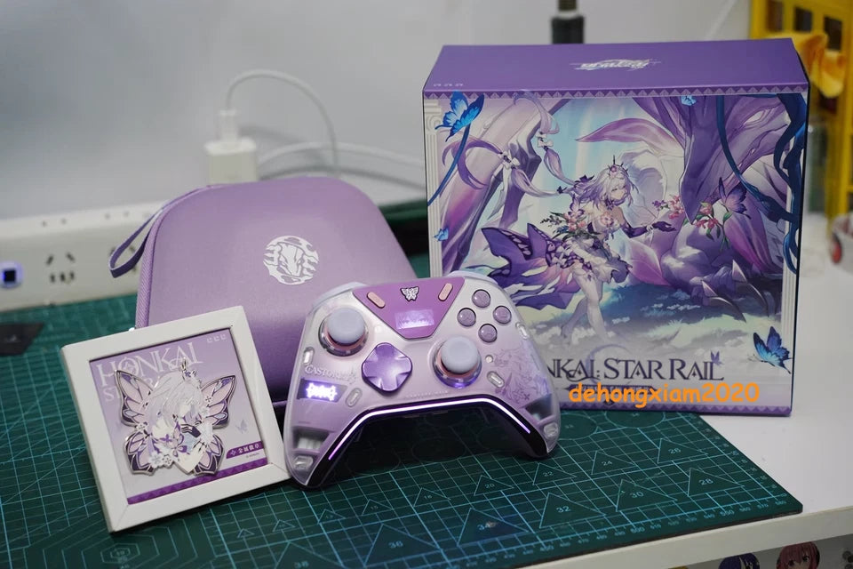 Official Honkai: Star Rail Castorice Game Controller w/Box Gamepad Badge Gift 07FC0E-D4 - KOEEK