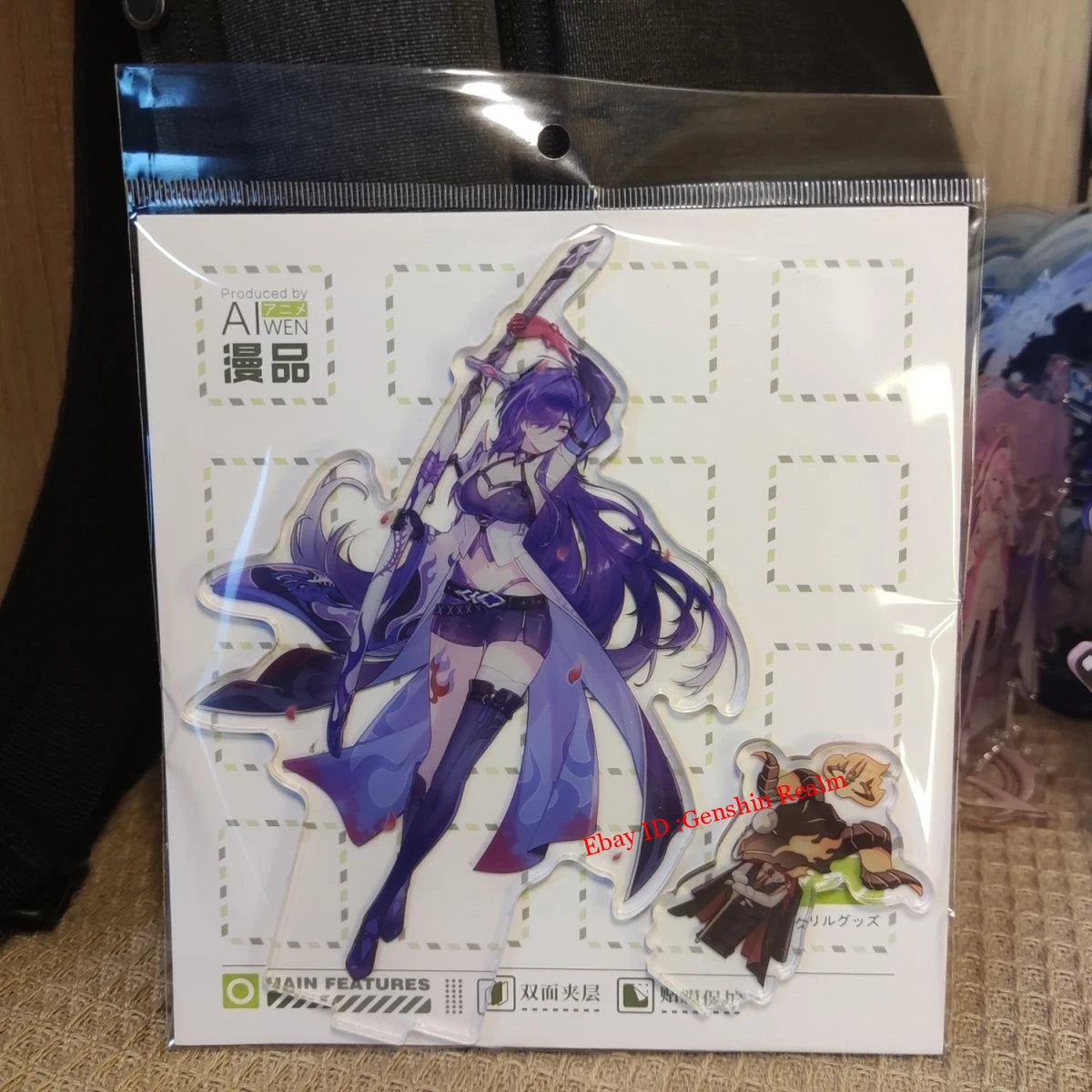 Anime Honkai: Star Rail Acheron Deluxe Acrylic Desktop Stand Figure Collection 07FC0E-D4 - KOEEK