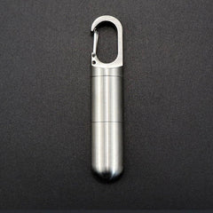 Outdoor Multilayer Waterproof Pill Case Key Chain Capsule Seal Container Box EDC 07FC0E-D4 - KOEEK