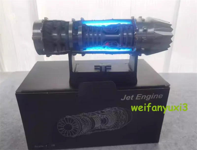 1:18 Mini Fighter J-35 Aircraft Engine Model Electric Finished Model Toy Gift 07FC0E-D4 - KOEEK