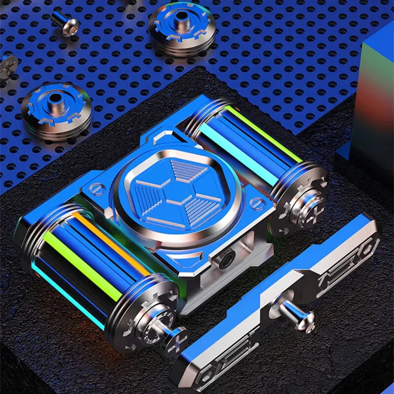Luminous Tank Roller 101 Fidget Spinner Metal Hand Spinner Adult Fidget EDC Toys 07FC0E-D4 - KOEEK