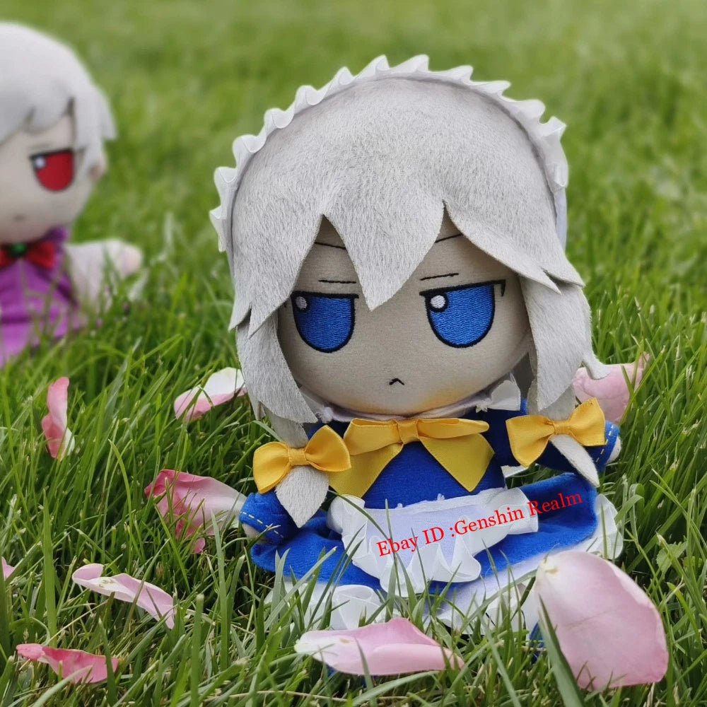Anime Touhou Project Fumo Series Izayoi Sakuya Plush Doll Cartoon Gift 20cm 07FC0E-D4 - KOEEK