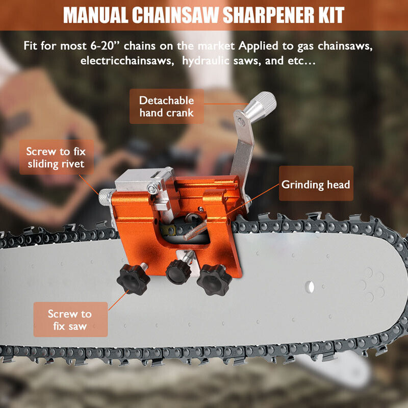 Herramienta Afiladora Manual para Cadenas de Motosierra