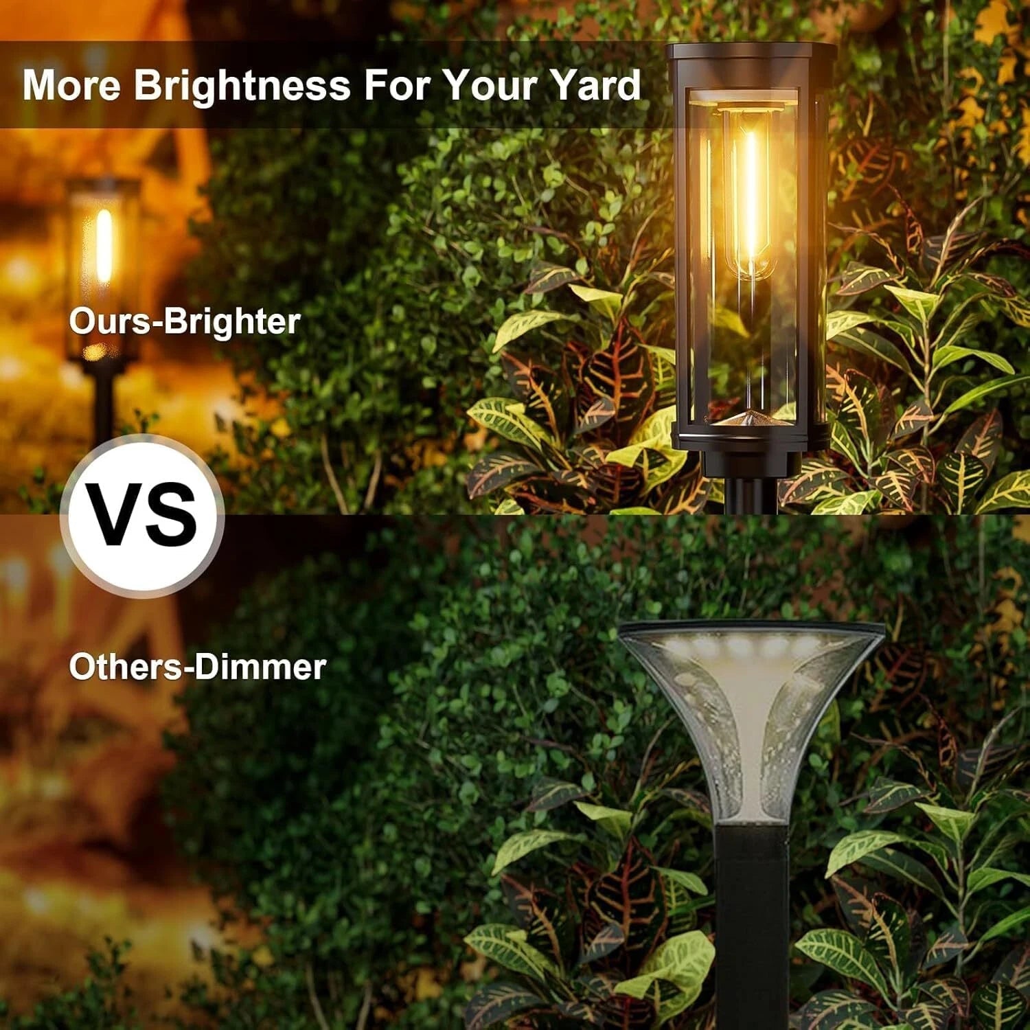 Solar Pavement Lights, Waterproof , Auto On/Off Solar Garden Lights 07FC0E-D4 - KOEEK