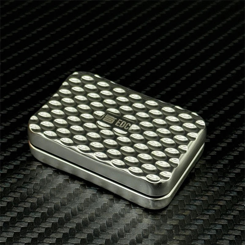 Novel Honeycomb EDC Fidget Slider Fashion Alloy Metal Push Haptic Slider 07FC0E-D4 - KOEEK