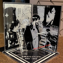 Anime Bungo Stray Dogs Dazai Osamu Scene Acrylic Desktop Stand Figure Collection 07FC0E-D4 - KOEEK