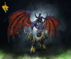 Hero Toys Illidan Stormrage wow 1/10 Demon Hunter Action Figure 6'' 2024 Toy WOW - KOEEK