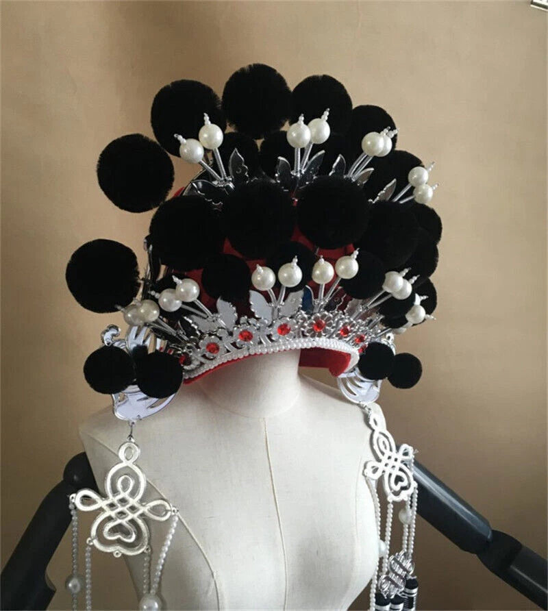 Chinese Drama Peking Opera Crown Cosplay Headdress Fancy Dress Phoenix Coronet 07FC0E-D4 - KOEEK