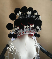 Chinese Drama Peking Opera Crown Cosplay Headdress Fancy Dress Phoenix Coronet 07FC0E-D4 - KOEEK