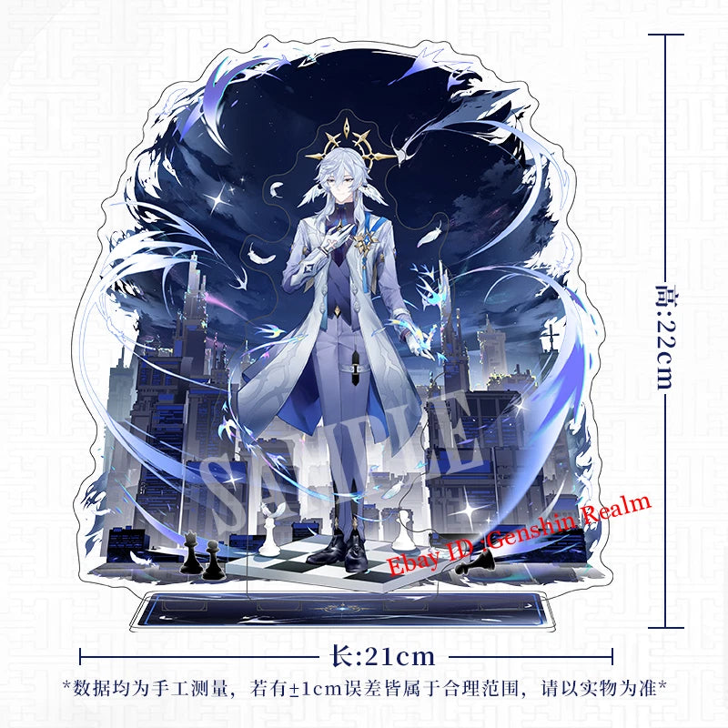 Anime Honkai: Star Rail Sunday Acrylic Desktop Stand Figure Collection Decor 07FC0E-D4 - KOEEK