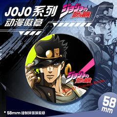 Anime JoJo's Bizarre Adventure Figure Metal Pin Brooch Badge Art Gift 6Pcs/Set 07FC0E-D4 - KOEEK