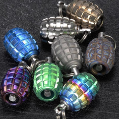 Titanium Begleri Knife Lanyard Beads Keychain Decoration DIY EDC Tool Pendant 07FC0E-D4 - KOEEK