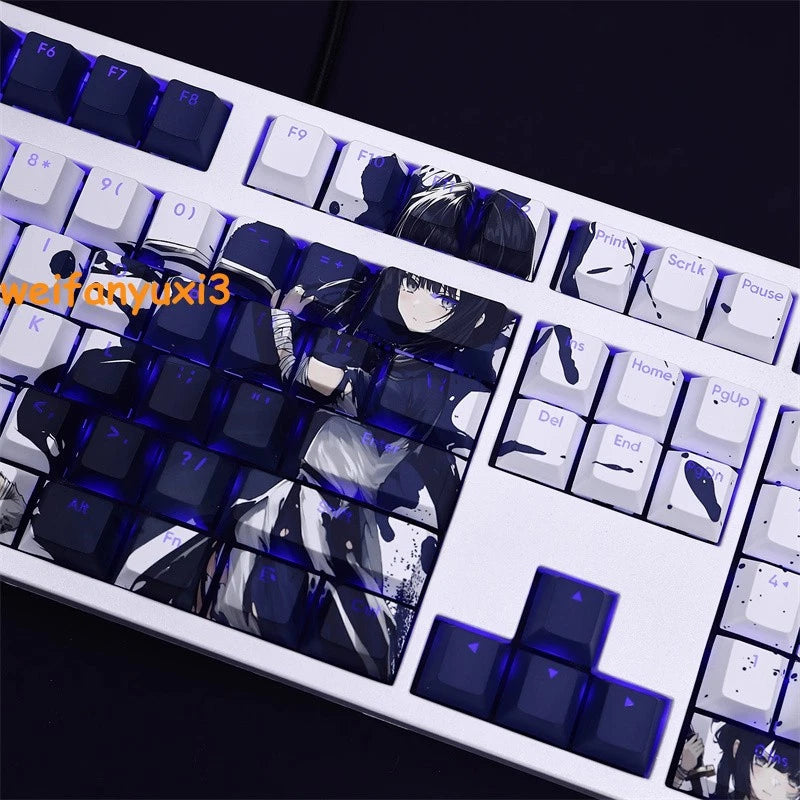 The Hungry Lamb 108 Keys PBT RGB Keycaps for Cherry MX Mechanical Keyboard Gift 07FC0E-D4 - KOEEK