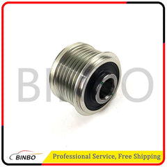12317570152 Alternator Clutch Pulley for BMW 1 3 5 6 7 E30 E36 E87 E81 E46 E90 07FC0E-D4 - KOEEK