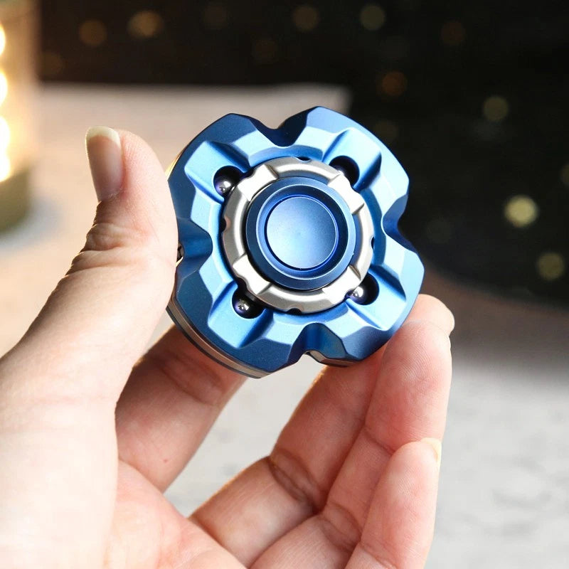 Mini Exquisite Stainless Steel Hand Spinner Stylish Unique EDC Fidget Toys 07FC0E-D4 - KOEEK