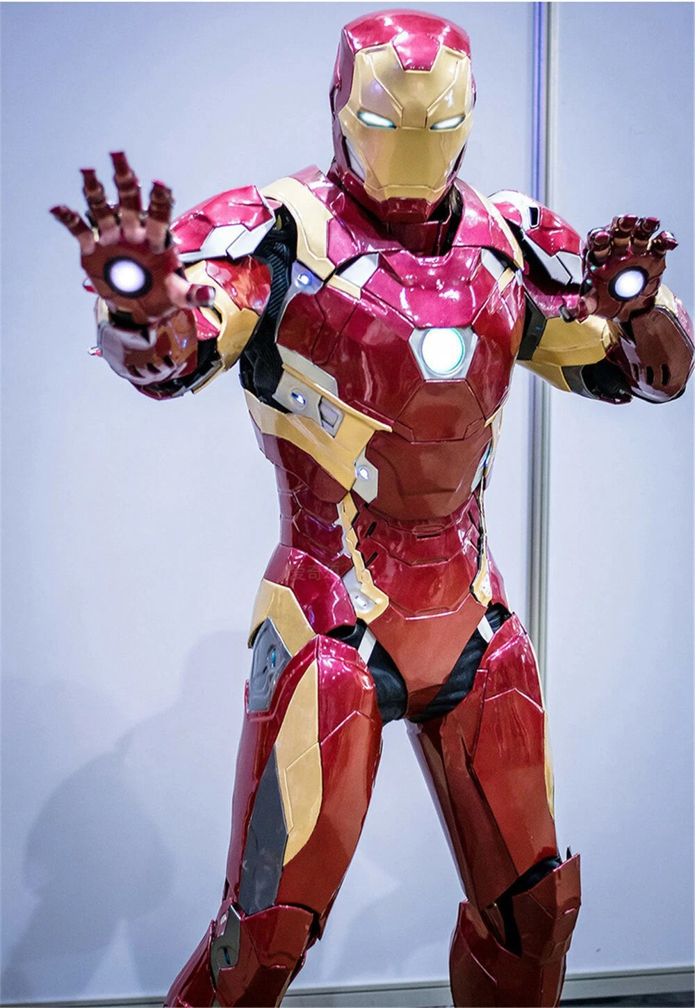 Iron Man Armor COS Wearable Suit EVA White Model Props  Suit Wearable Handmade 07FC0E-D4 - KOEEK
