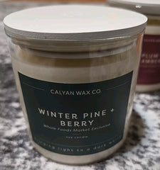 (3) Calyan Wax Co Whole Foods Exclusive Candles Winter Pine Plum Chestnut 8.8oz 07FC0E-D4 - KOEEK