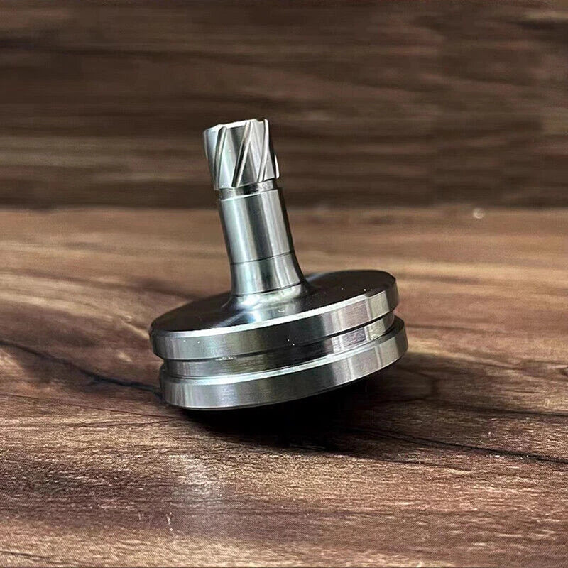 EDC Titanium Alloy Hand Twisting Spinning Top Ceramic Bead Super Precision Toy 07FC0E-D4 - KOEEK
