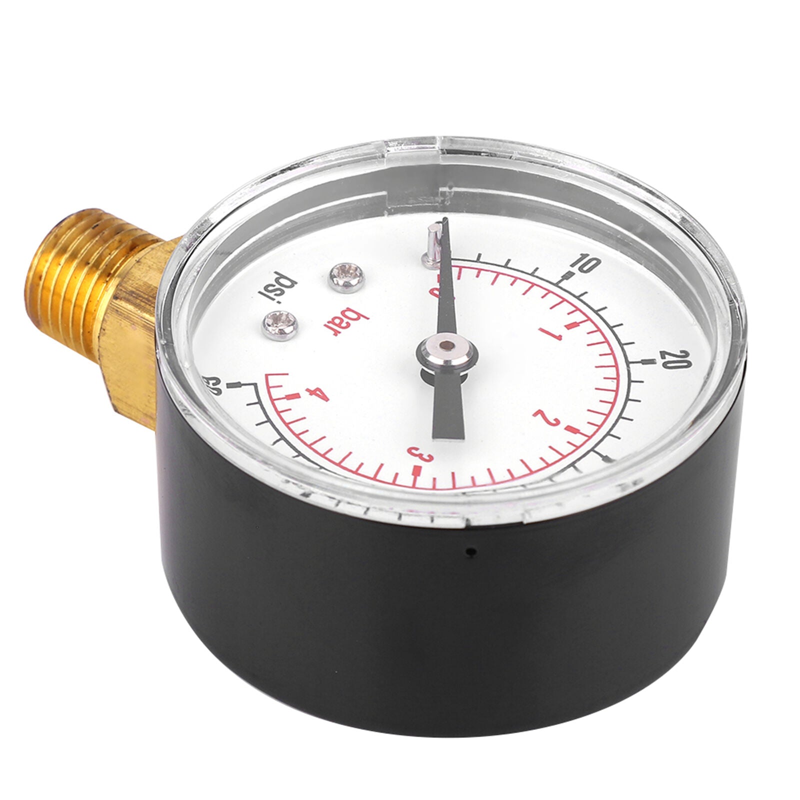 new (0-60psi 0-4bar)1/4 BSPT Bottom Connection Vacuum Pressure Gauge 50mm Dial koeek - KOEEK