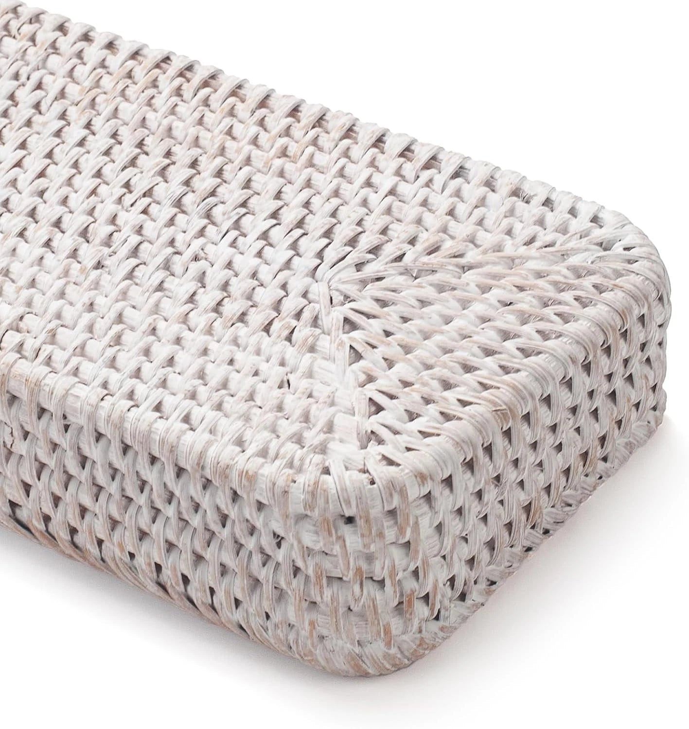 Rattan Bathroom Vanity Tray, Toilet Tank Tray, Toilet Basket Tank Topper 07FC0E-D4 - KOEEK