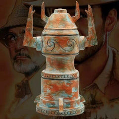 Replica Raiders of the Lost Ark Indiana Jones idol Cosplay Prop Resin Ornament 07FC0E-D4 - KOEEK