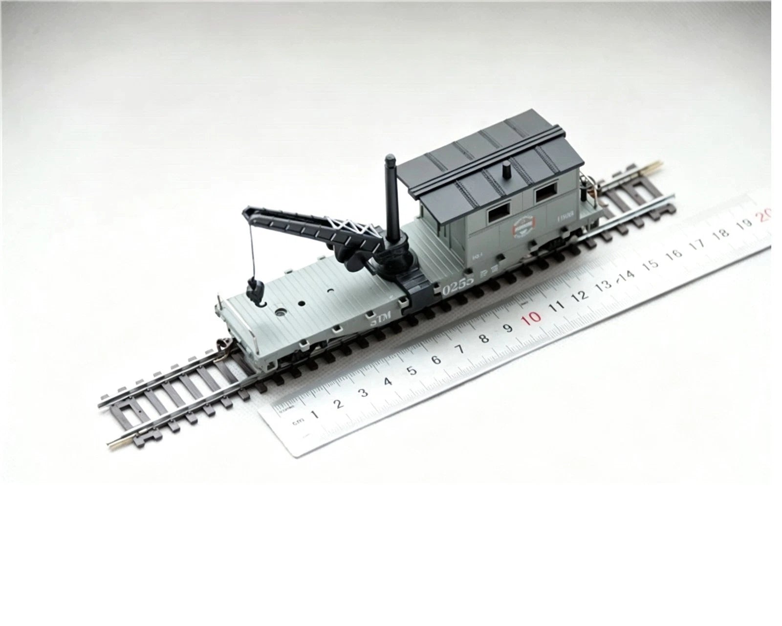 HO1:87 Train Model Railway Metal Track 40ft  Crane Transporter Truck With box 07FC0E-D4 - KOEEK