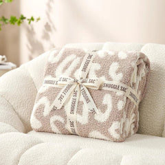 Super soft beige leopard print blanket Double size Dimensions: 60x80 inches 07FC0E-D4 - KOEEK