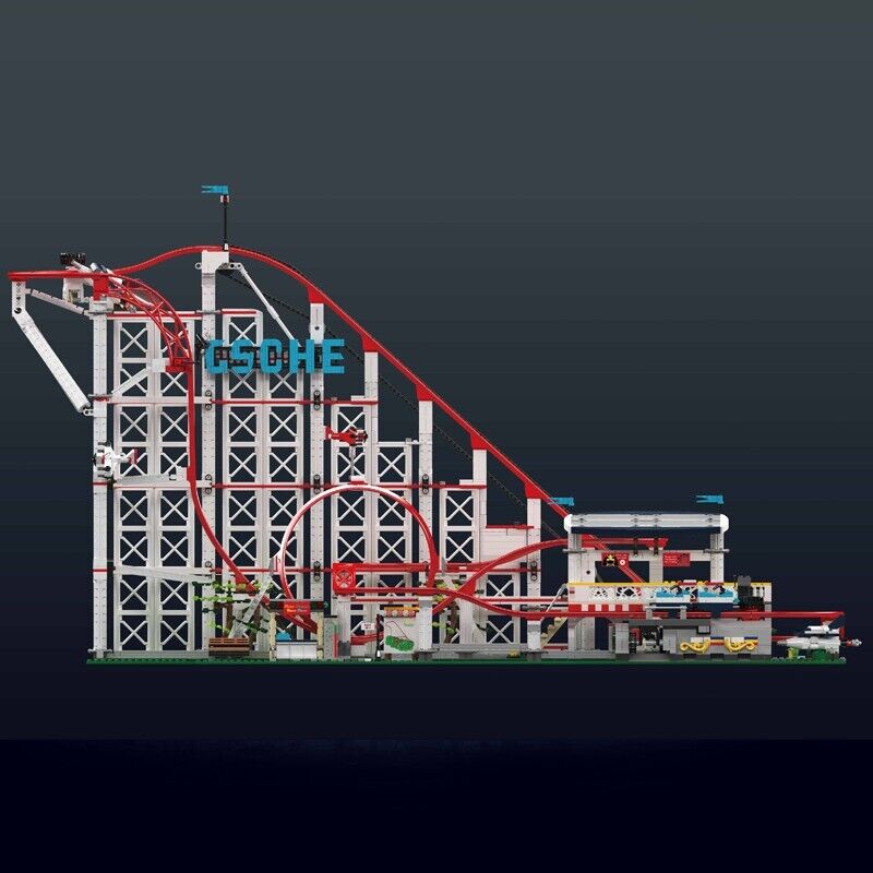 new Mould King 11014 Amusement Park Loop Roller Coaster Building Block Kid Toy MOC MOULD KING - KOEEK