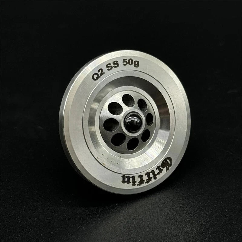 Fashion Stainless Steel Fidget Spinner EDC Stress Relief Hand Spinner Cool Gift 07FC0E-D4 - KOEEK