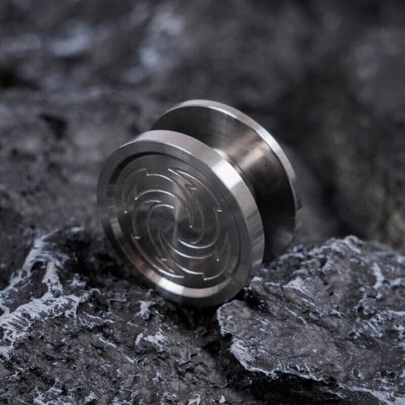 Finger Spinner Fidget Haptic Toy EDC Stainless Steel CNC Gifts Gear Wheel Toys 07FC0E-D4 - KOEEK