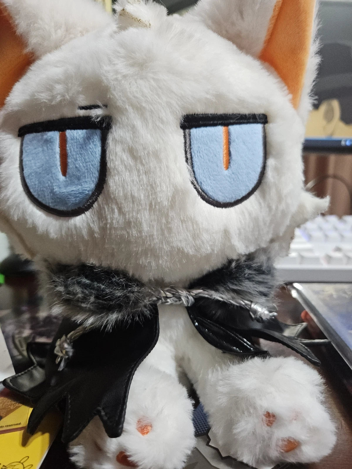 Official Arknights Cosplay Cat SilverAsh Ver. Plush Toy Cute Game Doll Xmas Gift ARKNIGHTS - KOEEK