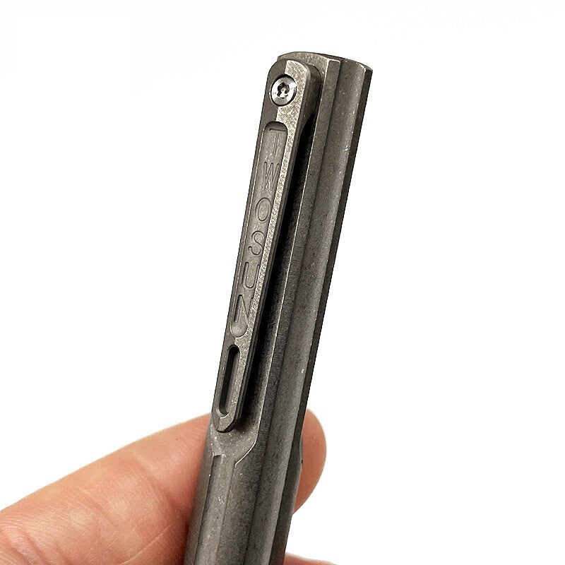 Titanium Bolt Action Ballpoint Pen EDC Pocket Pen Business Office Writing Gift 07FC0E-D4 - KOEEK