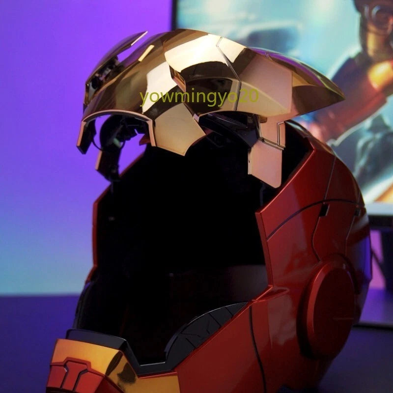 1:1 Iron Man MK5 Jarvis Deformable Voice Control Wearable Helmet Christmas Gift 07FC0E-D4 - KOEEK