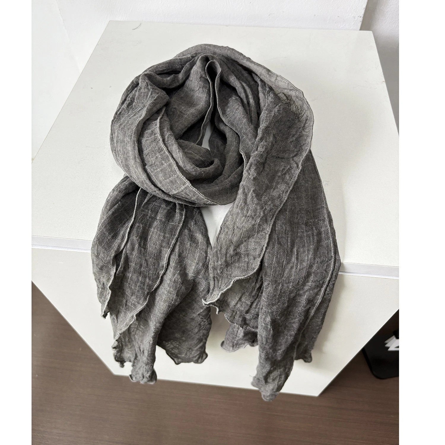 Unisex Plain Color Neutral Plain Color Preppy Thin Scarf  Soft Shawl Bandana 07FC0E-D4 - KOEEK