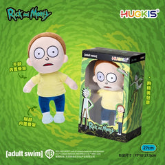 HUGKIS Rick and Morty Posable Skeleton Plush Morty  Action Figure in Stock 07FC0E-D4 - KOEEK