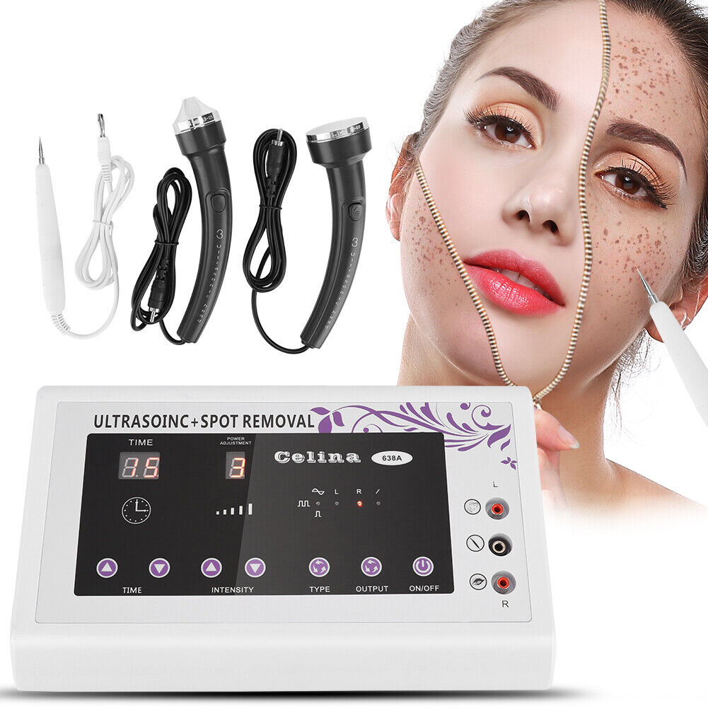 ny Ultrasonic Beauty Instrument Spots Mole Removal Pen Anti-Aging EU Plug 220V