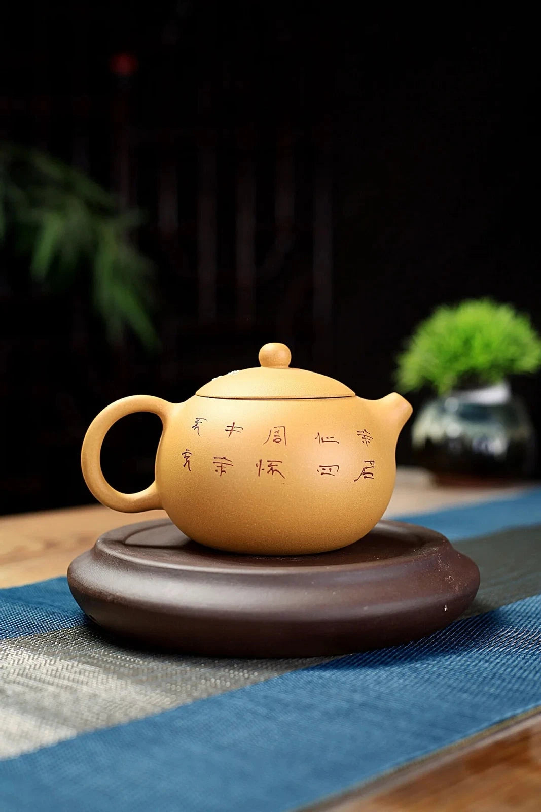 400ml Chinese Classic Yixing Purple Clay Teapot Handmade Tea Set Gift Xishi Pot 07FC0E-D4 - KOEEK