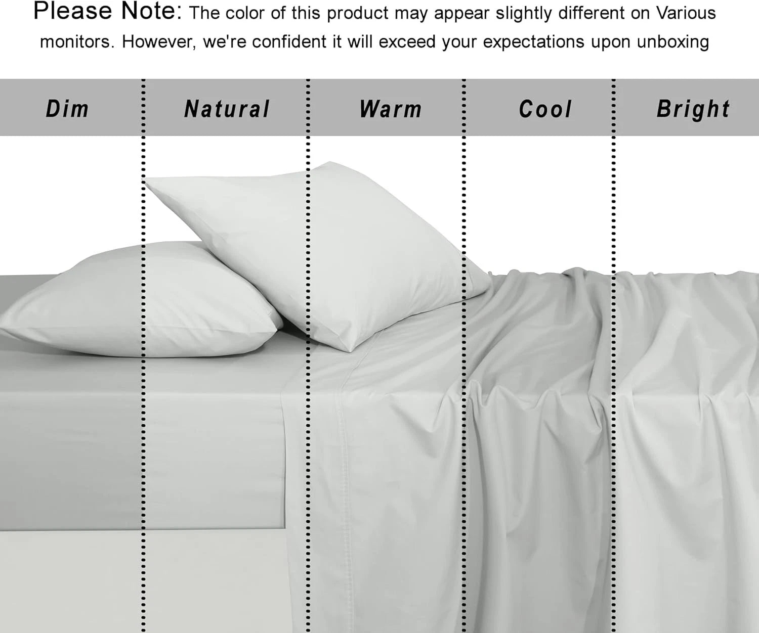 organic cotton sheets (queen size), plain weave, 4-piece set 07FC0E-D4 - KOEEK