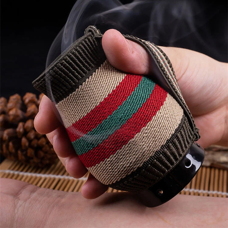 1pc Eye Face Ceramic Moxibustion Cup Moxa Box Gua Sha Massage Mugwort Tool艾灸艾条艾草 07FC0E-D4 - KOEEK