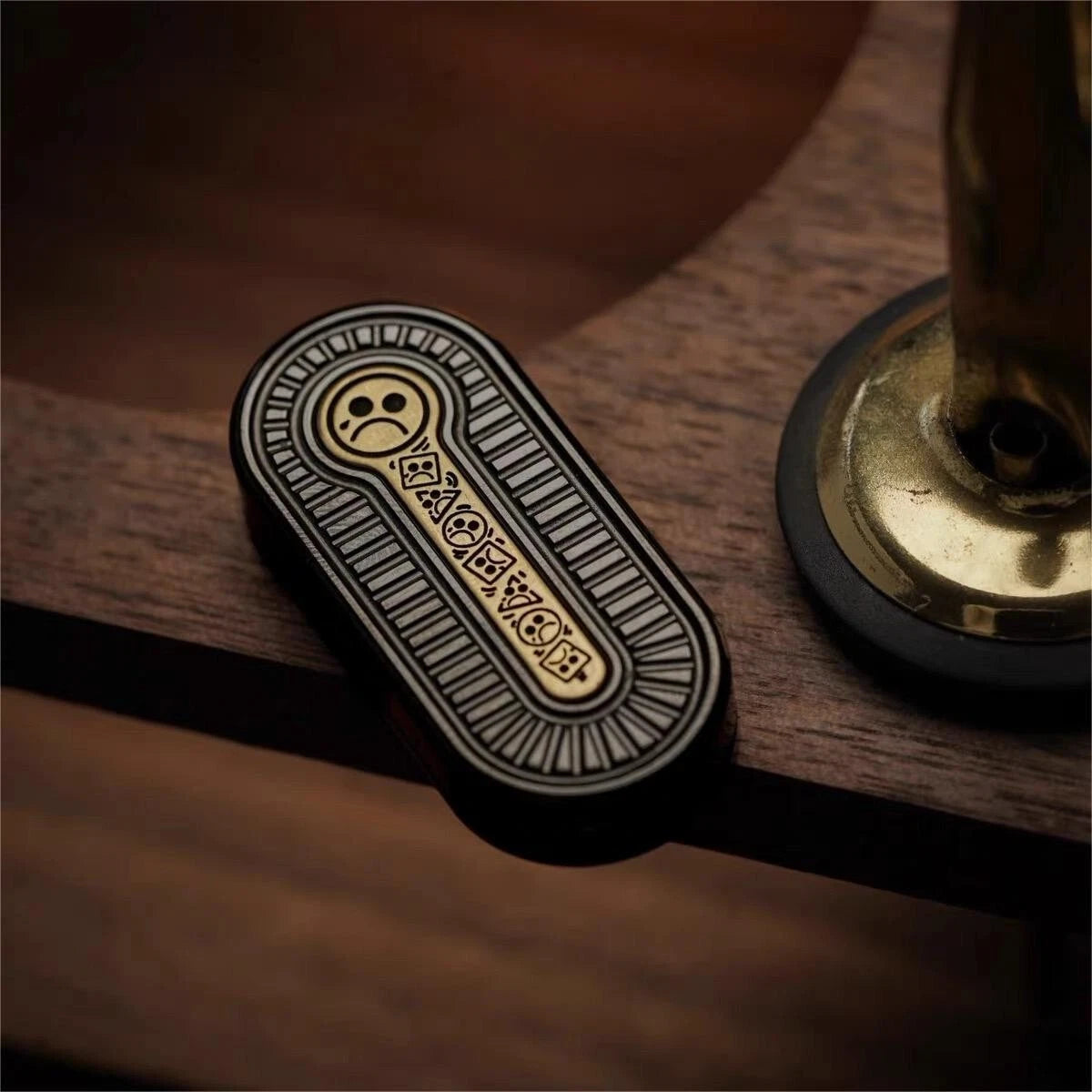 Push Slider EDC DZ TOPF Fidget Toy Metal Fidget Portable Decompression Gift 07FC0E-D4 - KOEEK