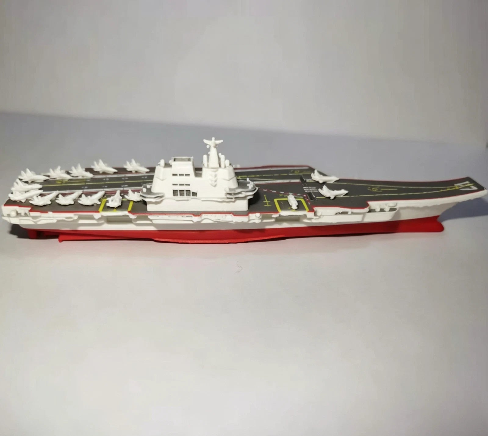 1/2000 PLA Navy Shandong Aircraft Carrier CV-17 3D Printed Model w/ Base 07FC0E-D4 - KOEEK