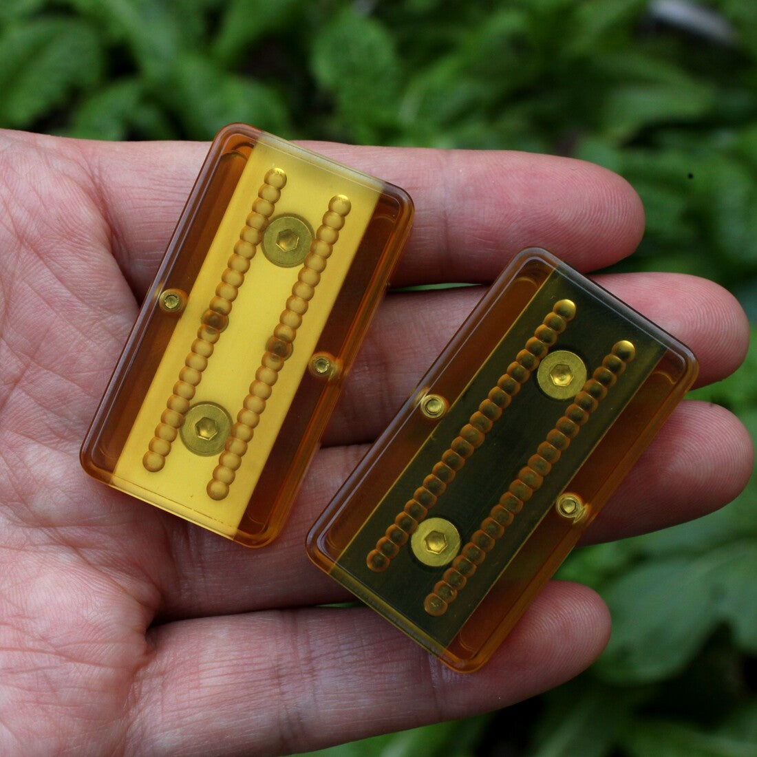 PEI Fidget Slider Ding Ding Clicker Haptic Toy Mechanical push Card Pocket EDC 07FC0E-D4 - KOEEK