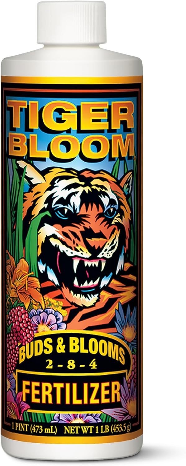 new FoxFarm Tiger Bloom Liquid Fertilizer Concentrate - Fast Acting 1 pint FOXFARM - KOEEK