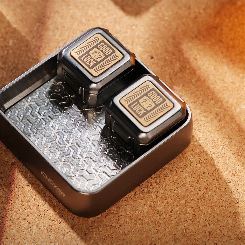 Novel Mysterious Little Box EDC Fidget Stylish Metal Mechanical Relaxation Toy 07FC0E-D4 - KOEEK