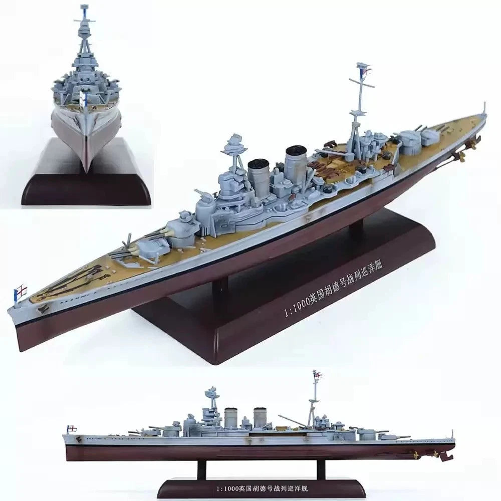 1/1000 HMS Hood British Battlecruiser Alloy Simulation Model Static Collectible 07FC0E-D4 - KOEEK