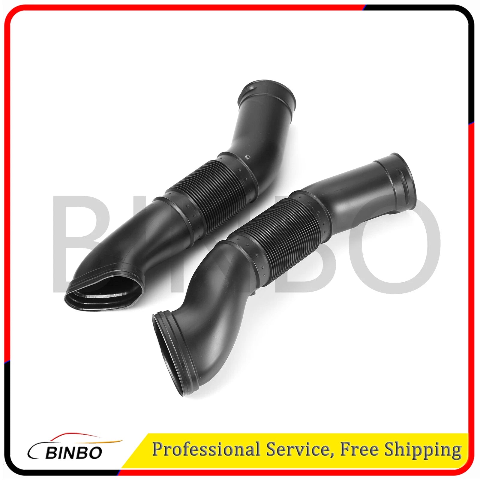 2x Air Filter Housing Hose 1130941182 For Mercedes-Benz S500 S430 2000-2006 L+R 07FC0E-D4 - KOEEK