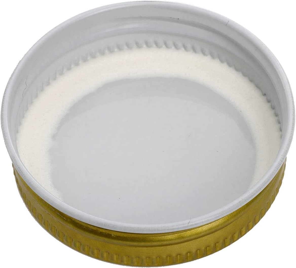 new ZOOFOX 4 Pack 32 oz Glass Milk Bottle with Lids, Vintage Clear,Gold ZOOFOX - KOEEK