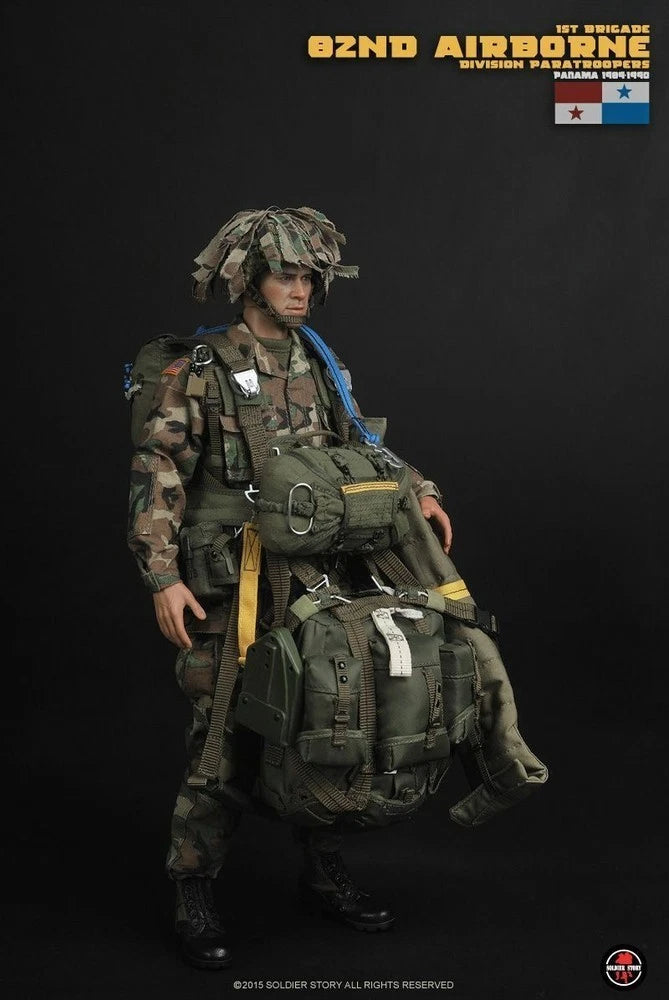 US Army Paratrooper Action Figure - 1/6 Scale, Ready for Display 07FC0E-D4 - KOEEK