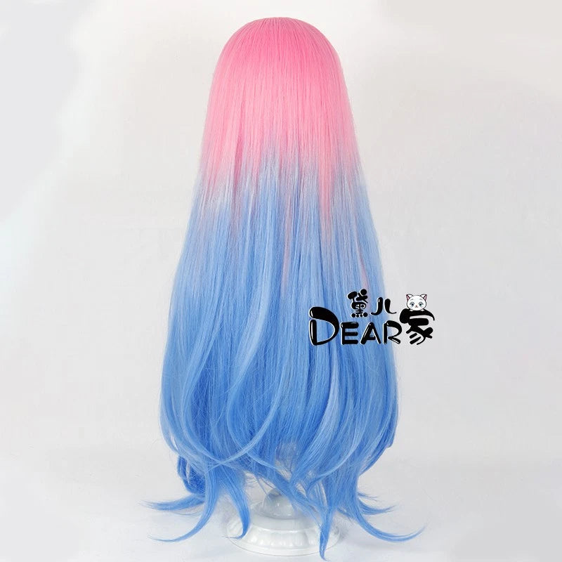 Cosplay Wig Alien Stage Mizi Hairpiece Game Heat Resistant Synthesis Hair Gift 07FC0E-D4 - KOEEK