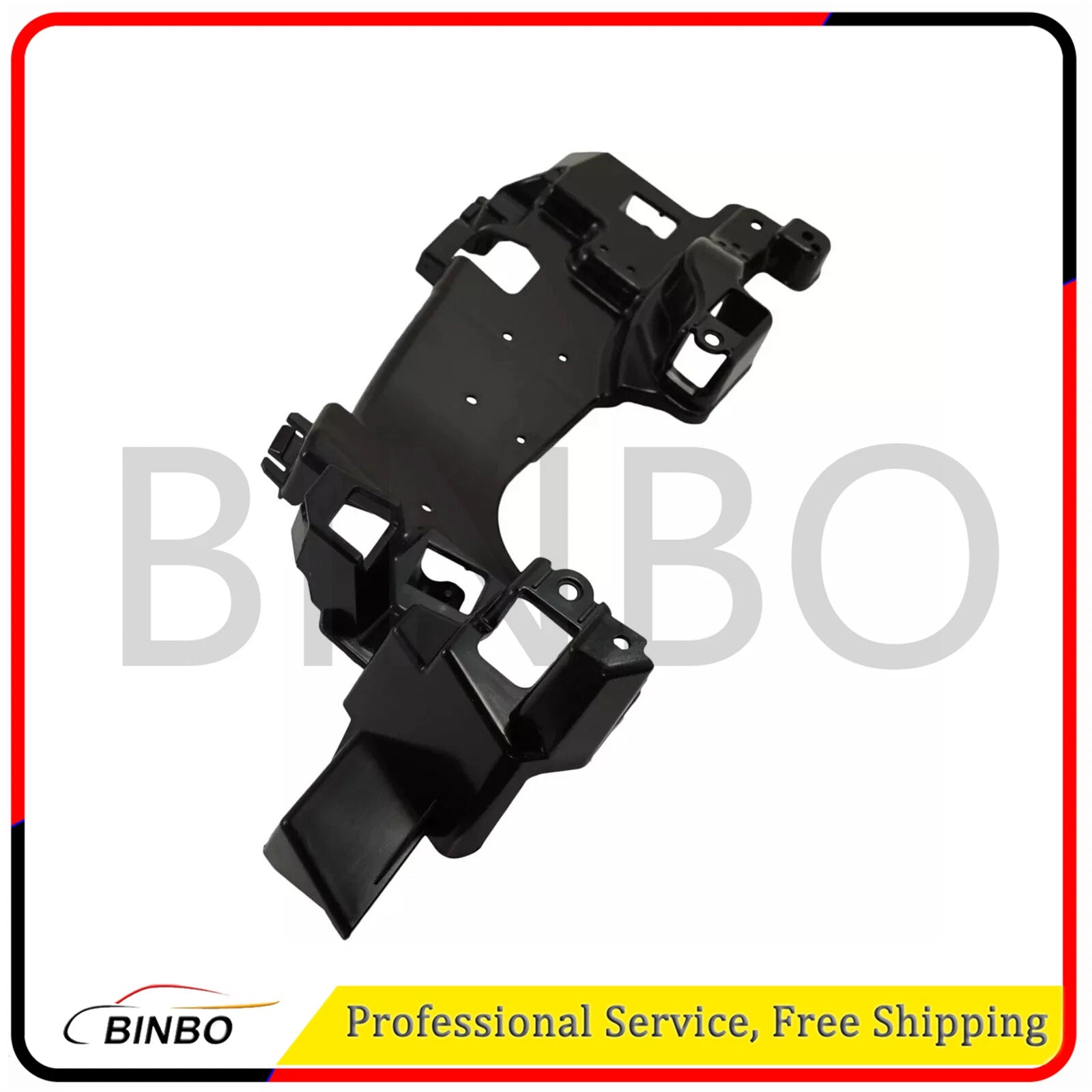 2538852501 Rear Left Bumper Tailpipe Bracket for 2016-2018 Mercedes GLC300 Black 07FC0E-D4 - KOEEK